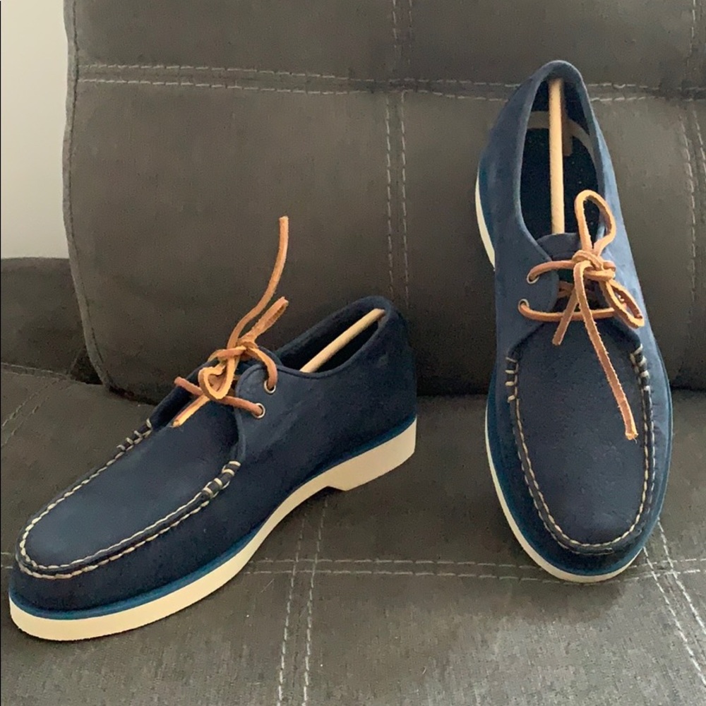 Unisex Cloud Captain's Oxford Nubuck (Navy)